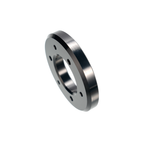 Universal 58mm to 70mm PCD wheel adapter with polished metallic finish