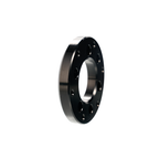 Universal 58mm to 70mm PCD wheel adapter with black metallic finish