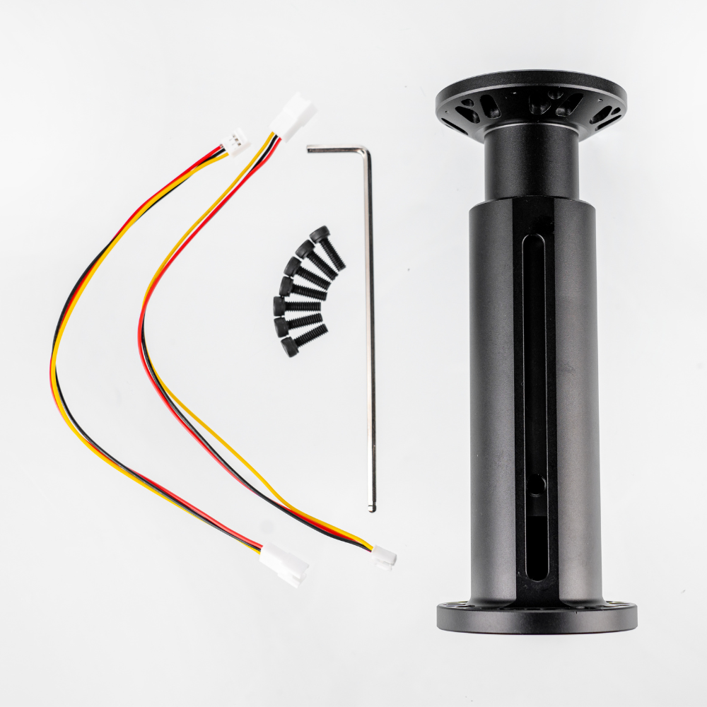 Adjustable shaft extension kit with tools and accessories for Simagic Alpha EVO