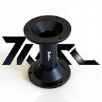 Black custom sim racing mounting bracket with KATL logo by IGNI RACING