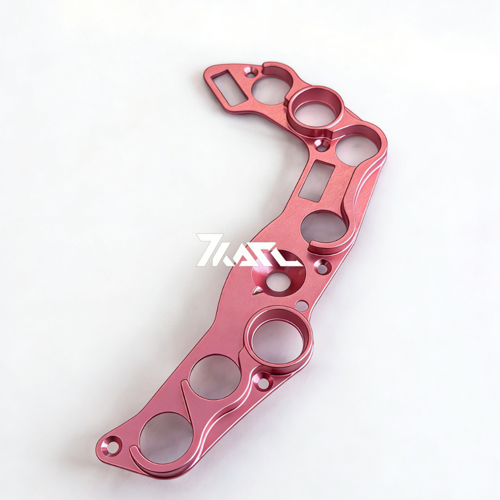 Pink CNC button plate for Ascher wheels, sim racing accessory by IGNi Racing