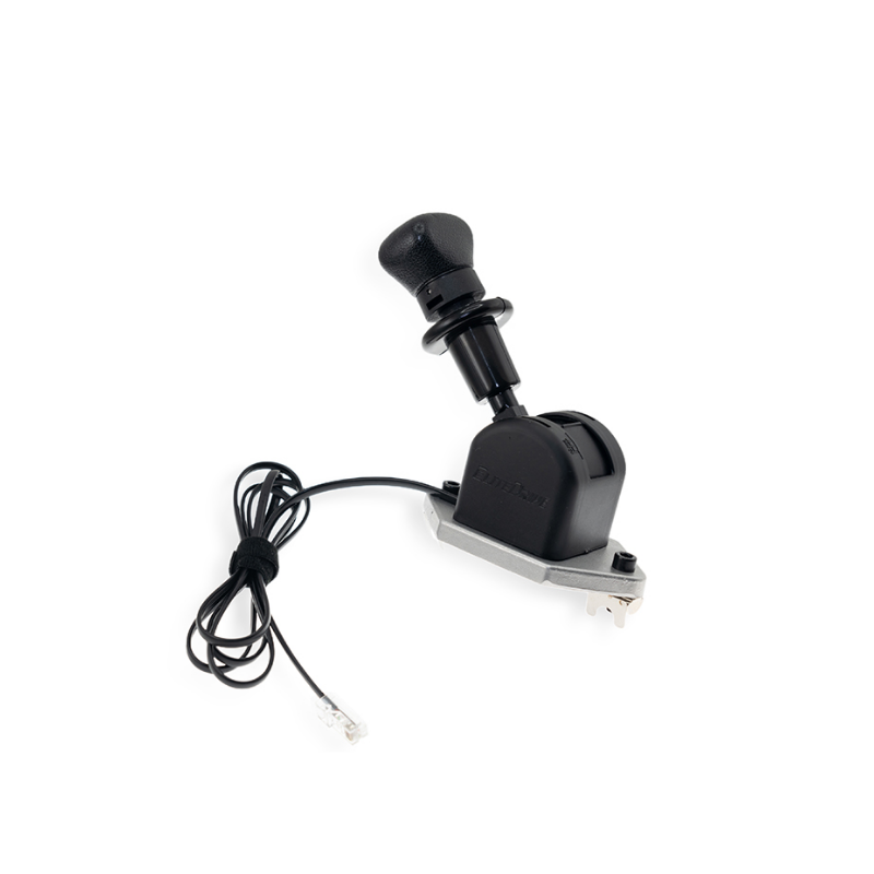 Trucksim Hand Brake Valve - black with silver base, sim racing accessory by IGNI RACING