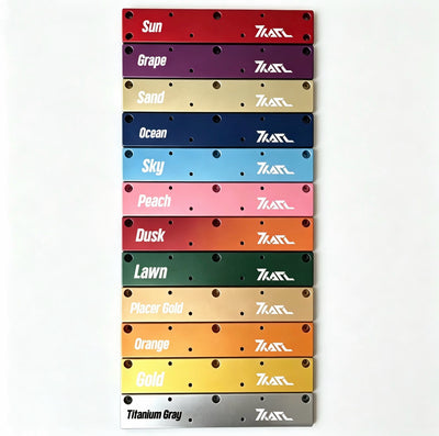 KARL extension spacers in colorful options (Sun, Grape, Sand) for sim racing accessories at IGNI RACING