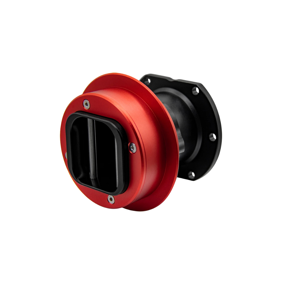 IGNI RACING red QR2 wheel-side adapter for Fanatec sim racing