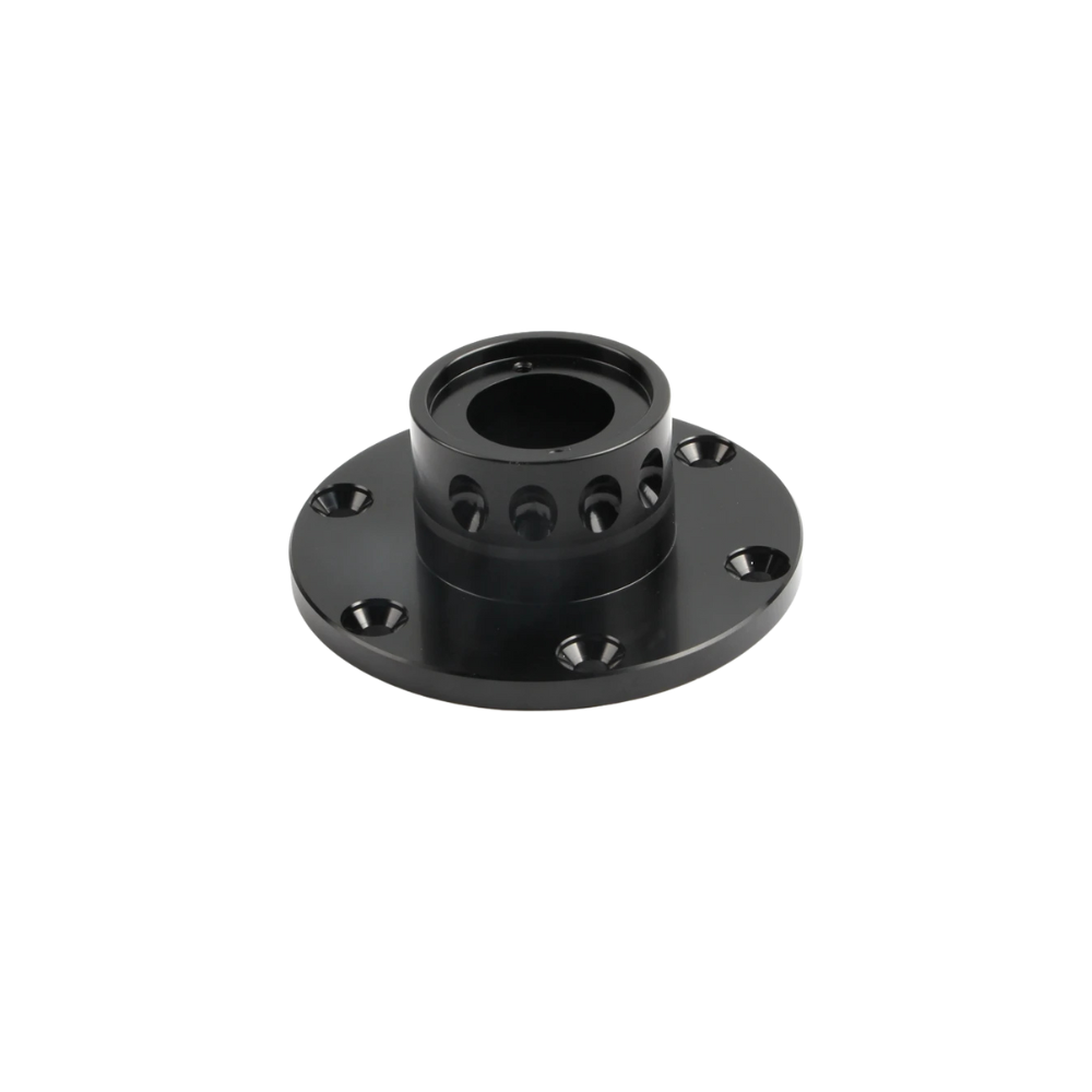 Black metal quick release base side for sim racing accessories by IGNi Racing