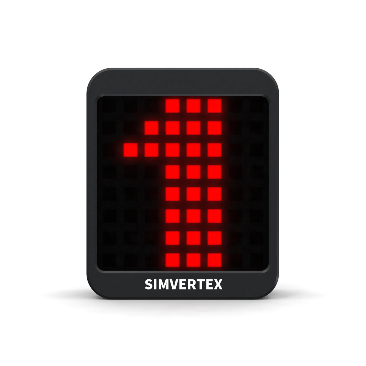 Simvertex R9010 RGB gear and flag display for sim racing