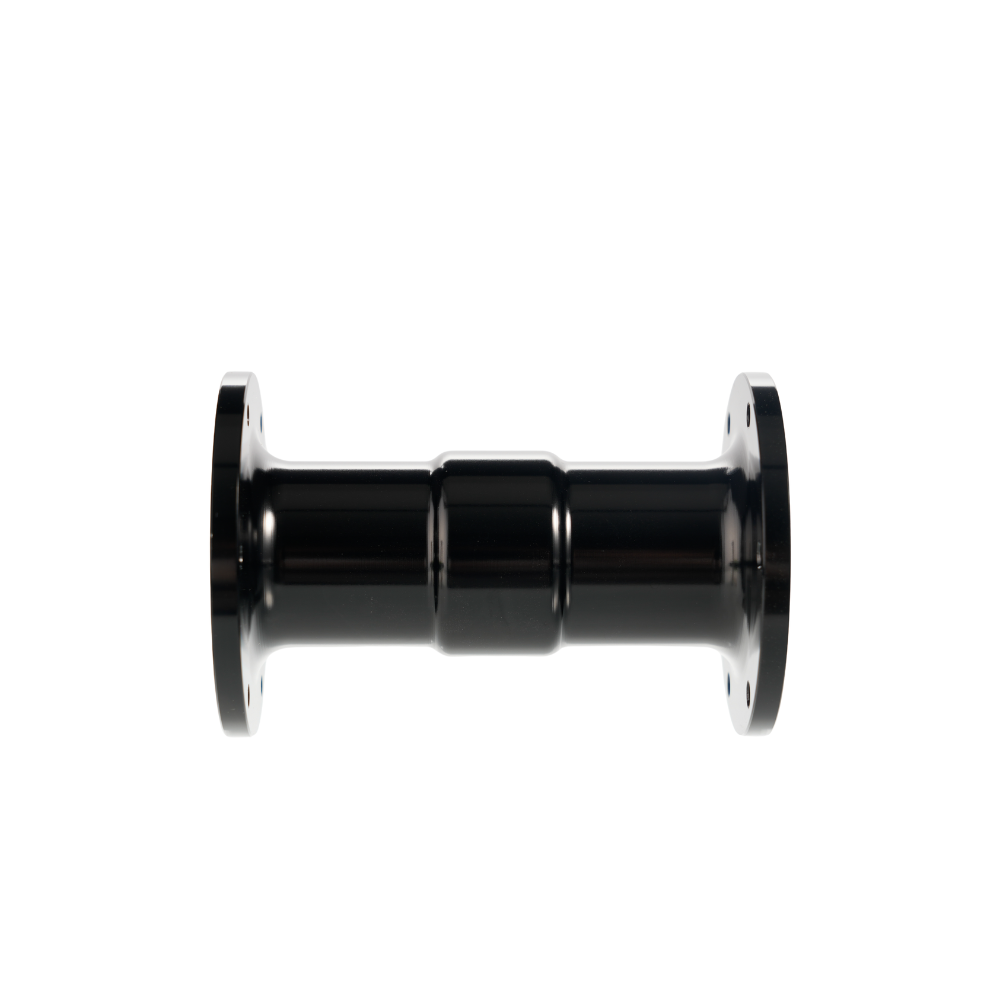 Black and silver shaft extension component for Simagic Alpha Series, sim racing accessories