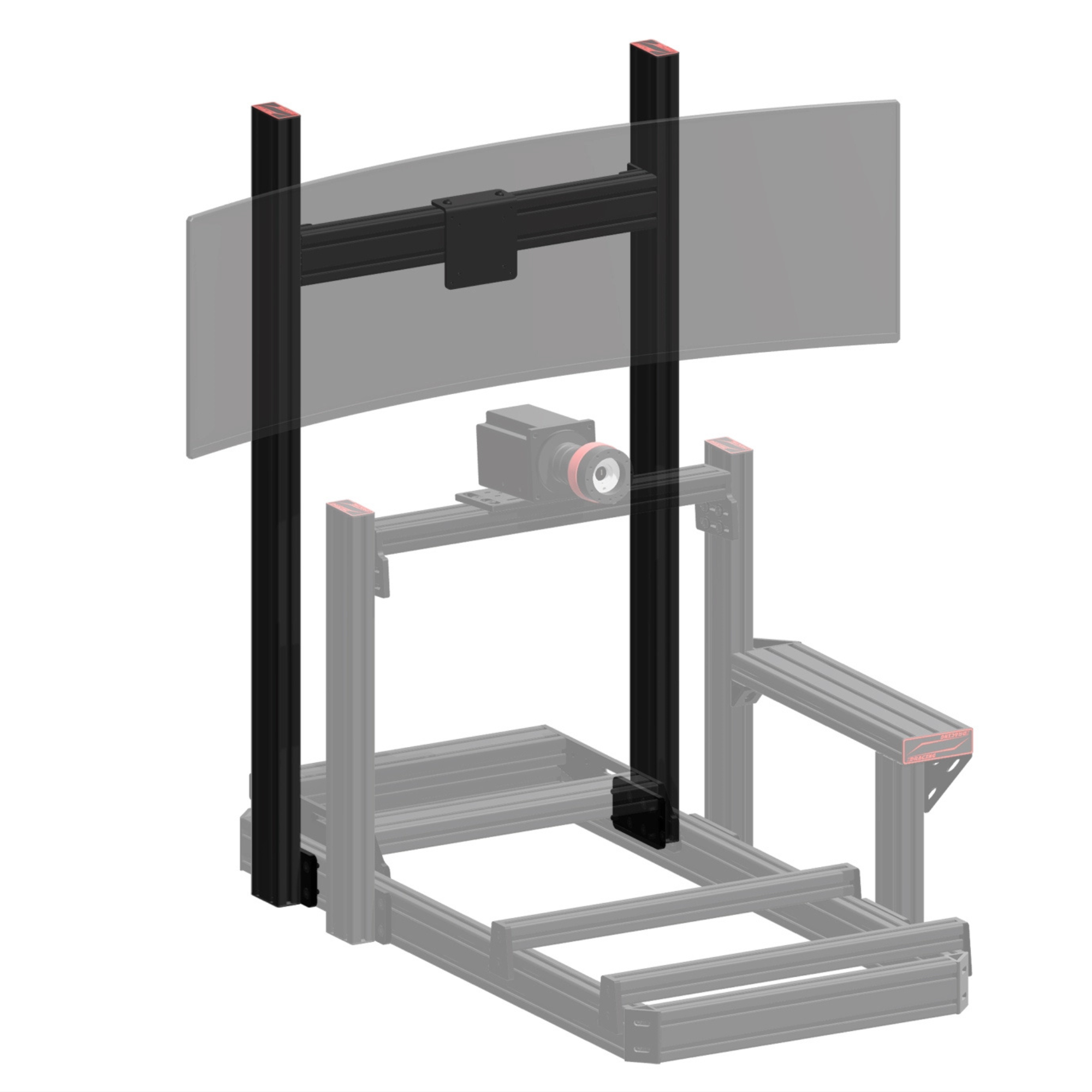 Integrated Single Monitor Mount